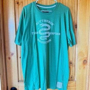 Universal Studios Harry Potter Hogwarts Slytherin Quidditch T Shirt Size XL